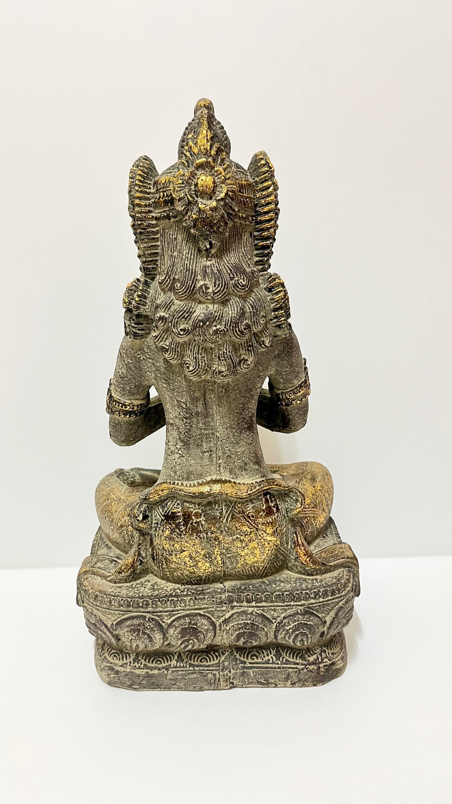 Goddess Tara Handcrafted Resin Statue – Balinese Spiritual Decor (16.1 inches)