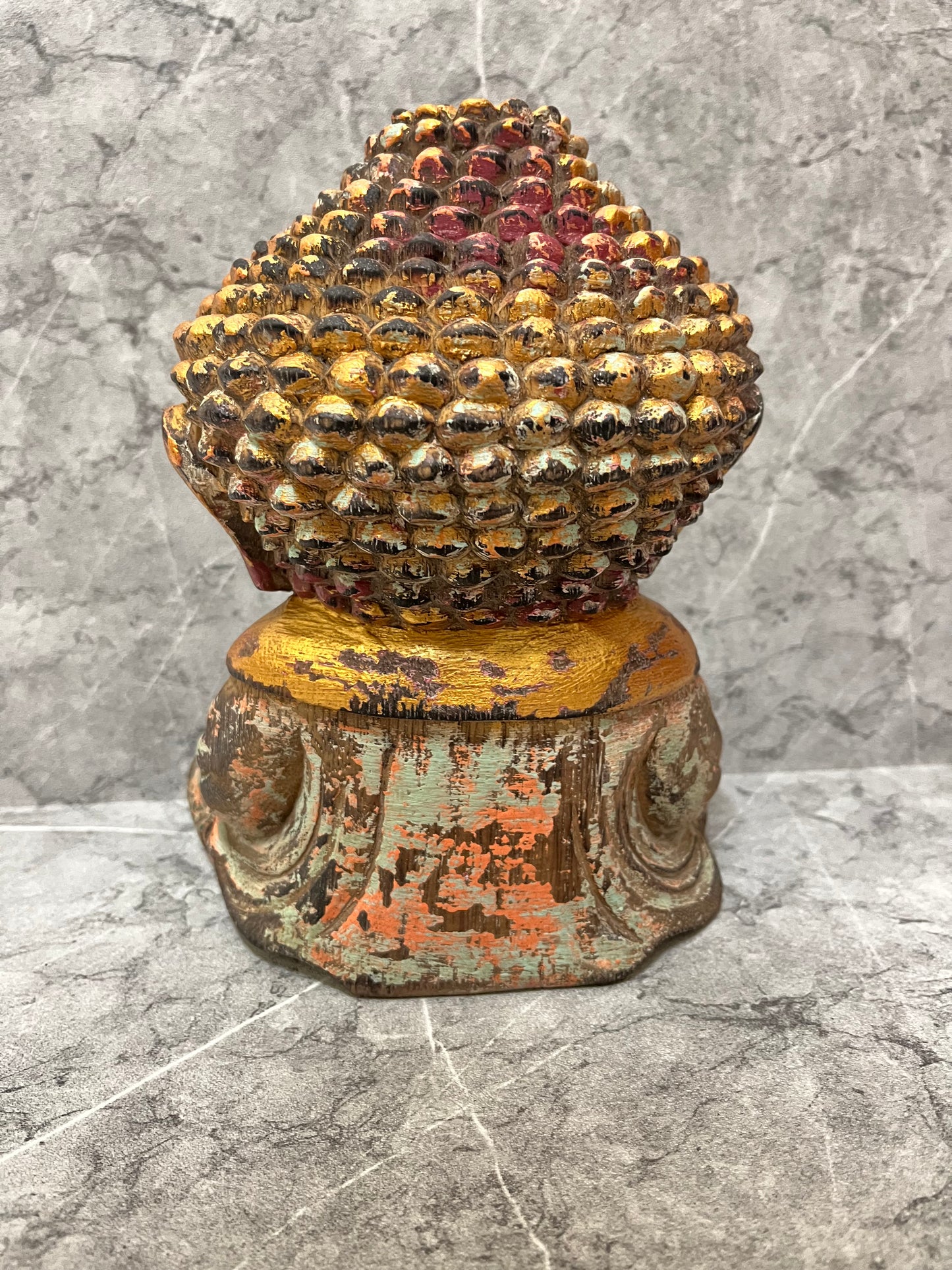 Hand-Carved Wooden Buddha – Balinese Spiritual Art Decoration