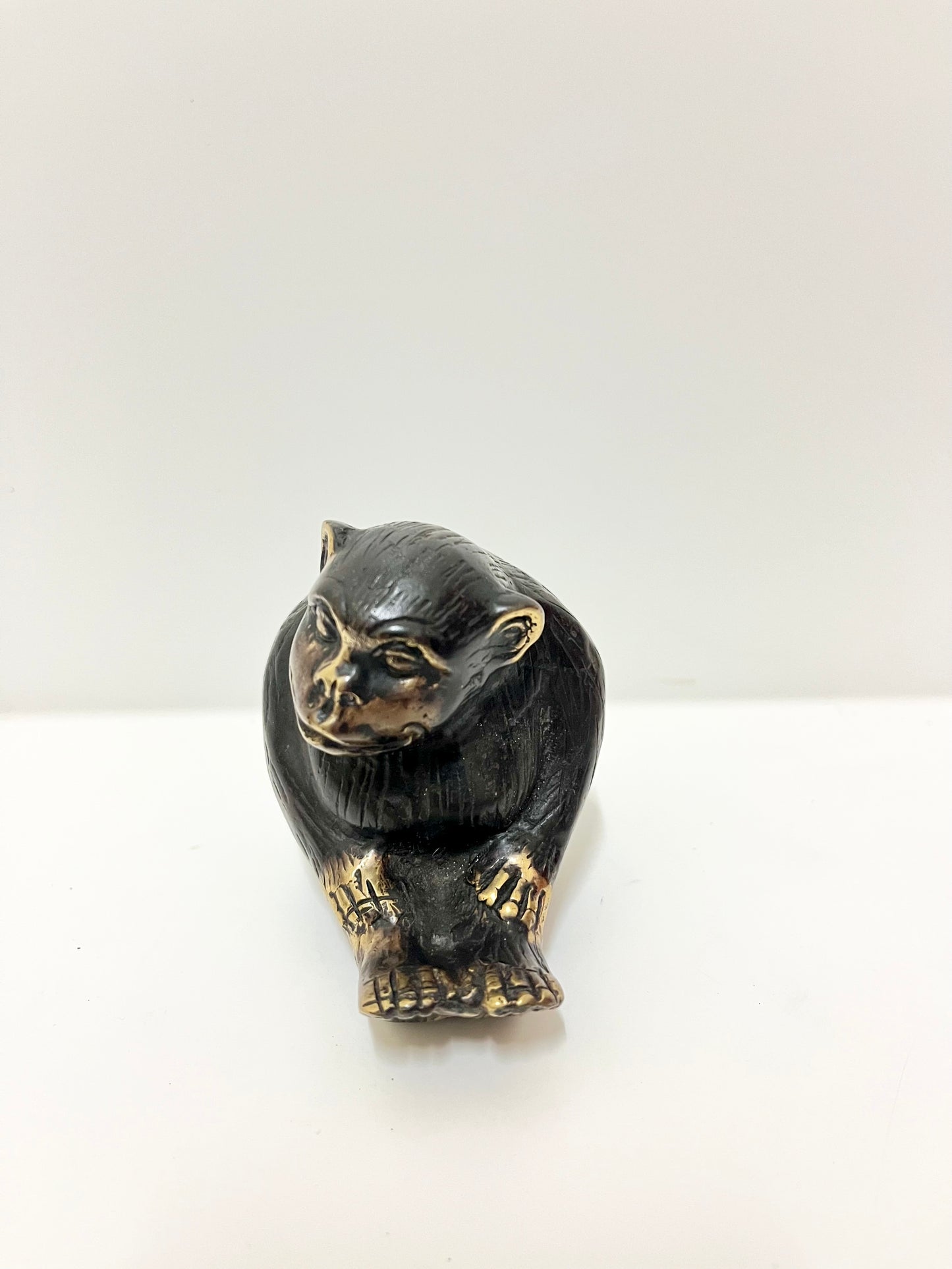 Bronze Monkey – Handcrafted Balinese Miniature Figure