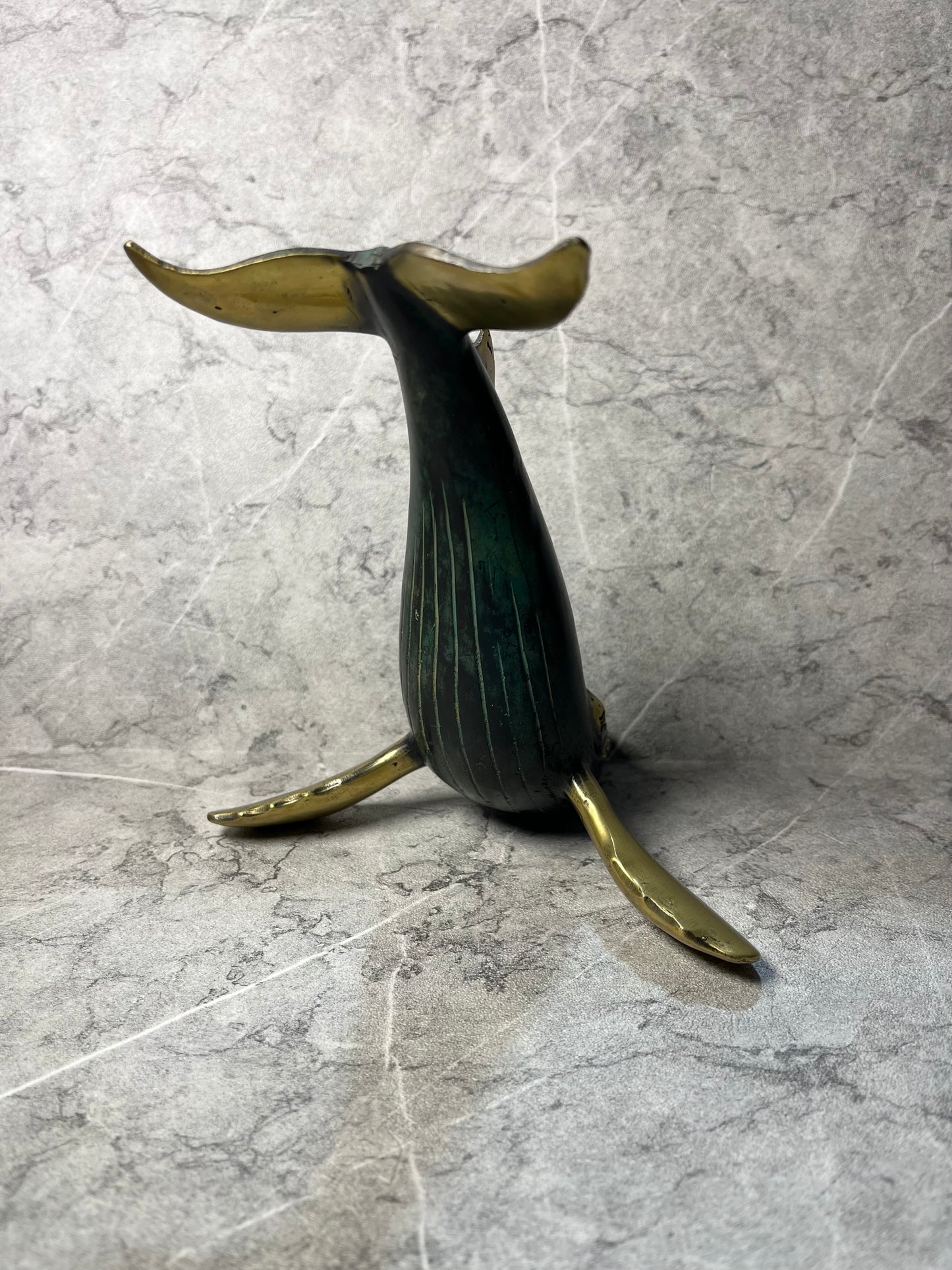 Bronze Humpback Whale Sculpture | Patina Marine Art Decor