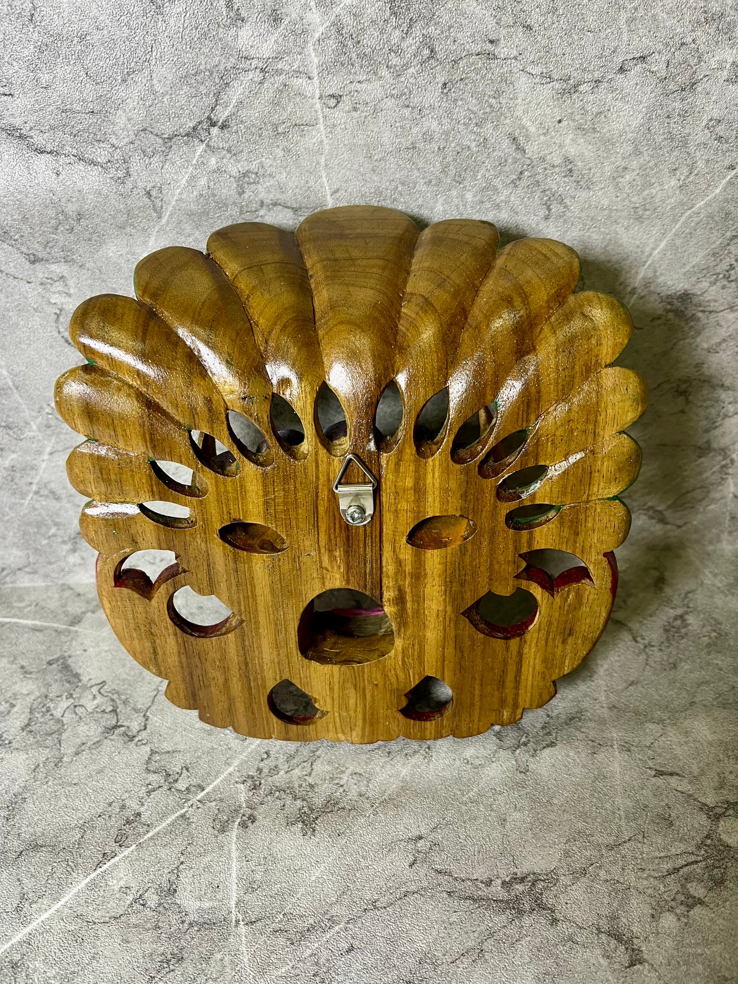 Guardian Spirit – Wooden Barong Hanging Mask | Balinese Wall Art Decor