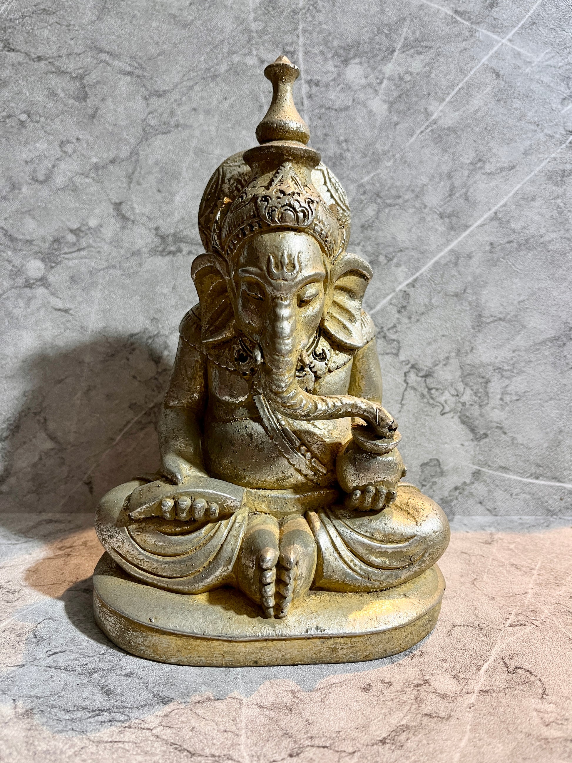 Resin Balinese Ganesha Figure – Handmade Hindu God, housewarming, home decor, gift, handmade.