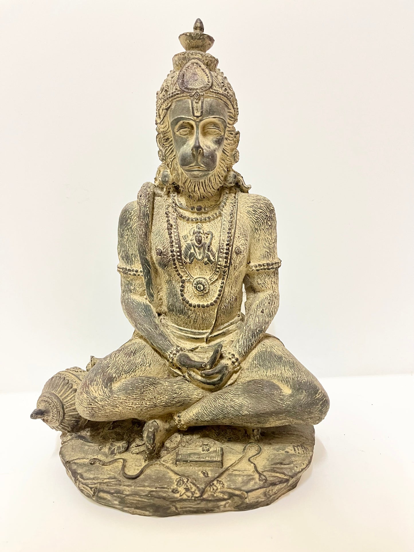 Divine Guardian – Resin Hanuman God Statue | Balinese Handcrafted Spiritual Decor (9.8 inches)