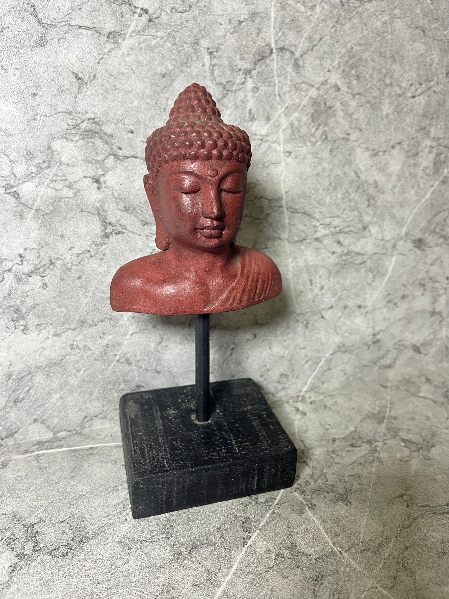 Wooden Buddha with Stand | Hand-Carved Balinese Spiritual Decor