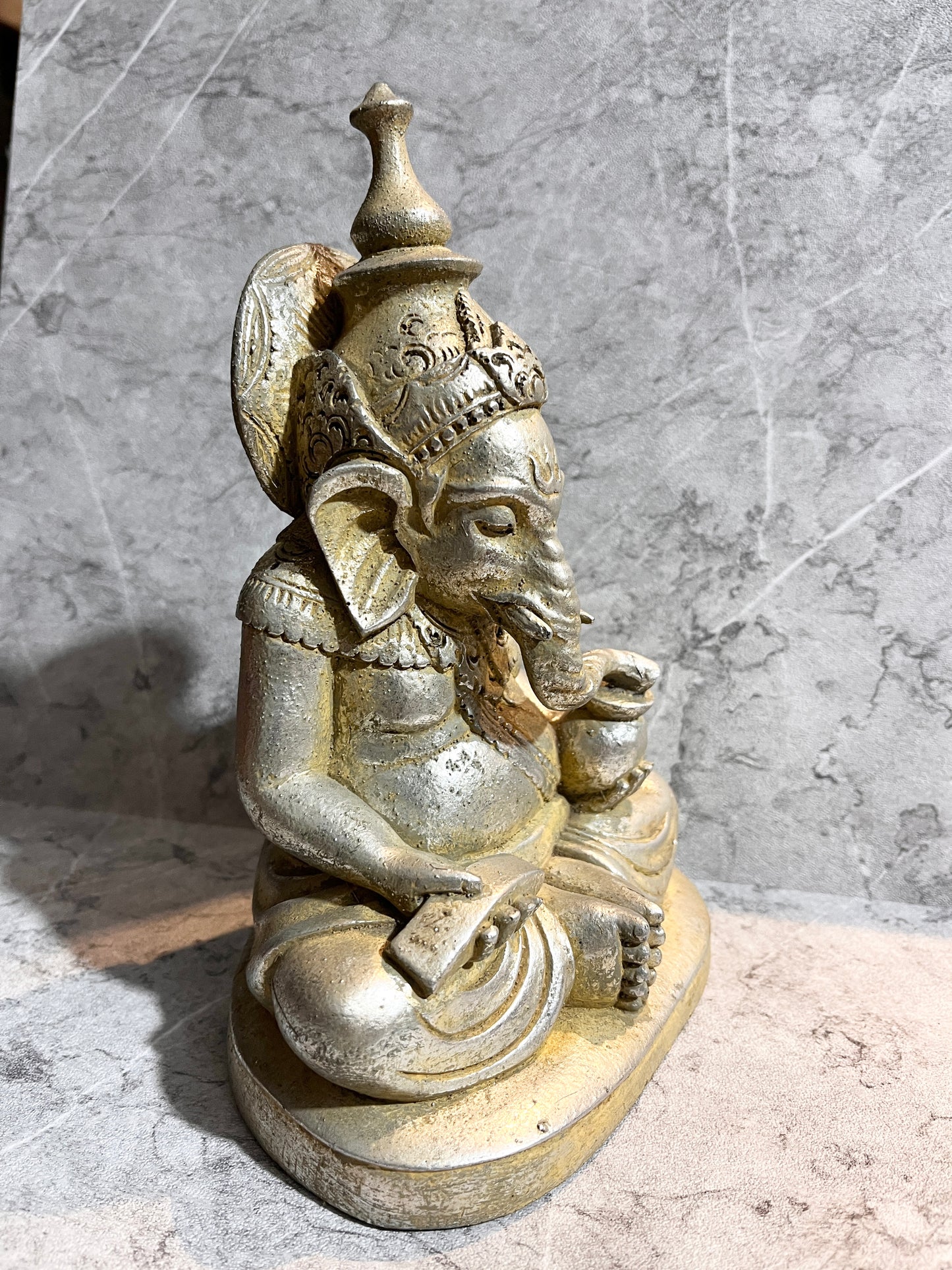Resin Balinese Ganesha Figure – Handmade Hindu God, housewarming, home decor, gift, handmade.