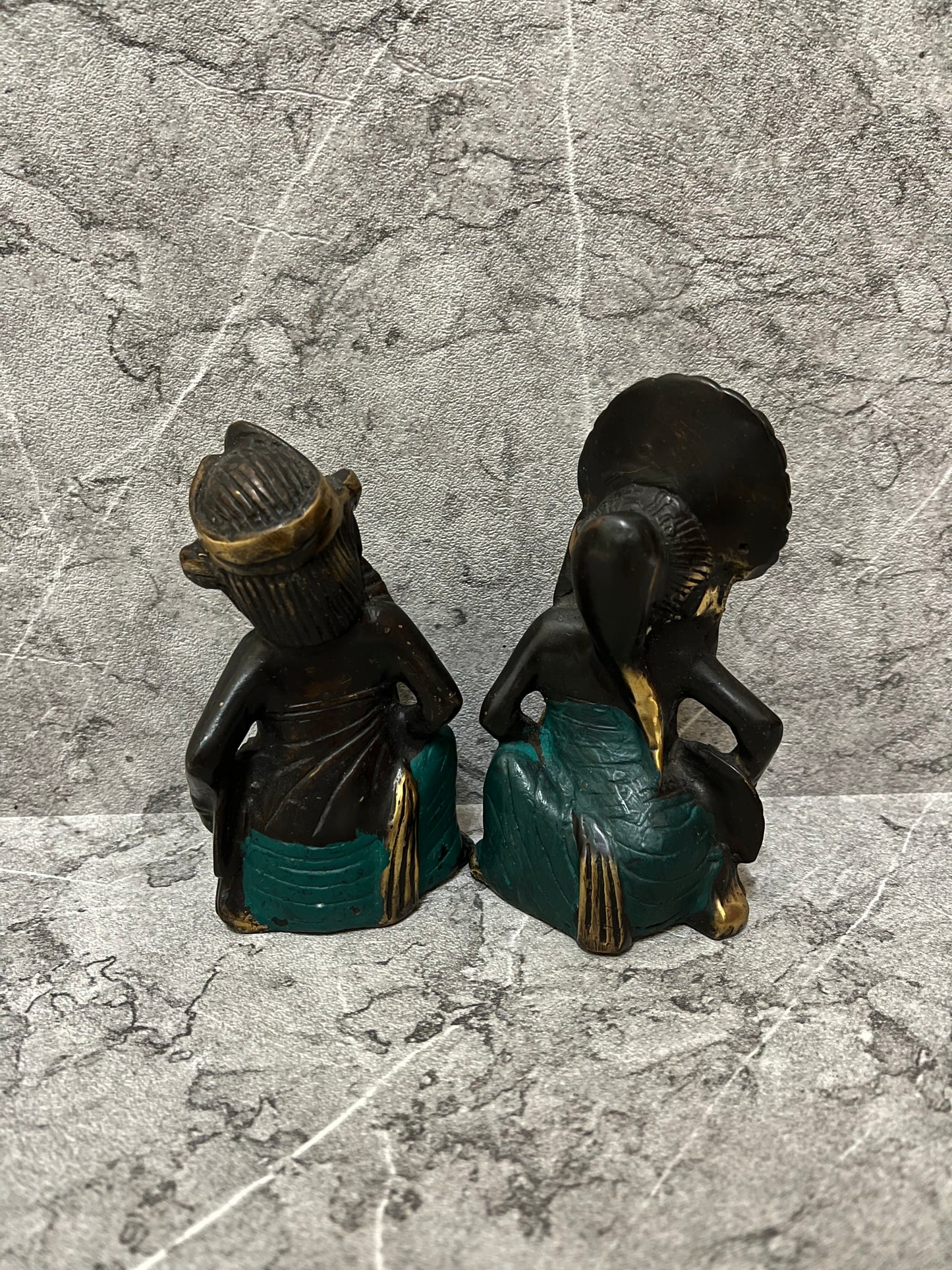 Bronze Balinese Wedding Couple Statue: Cultural Home Decor