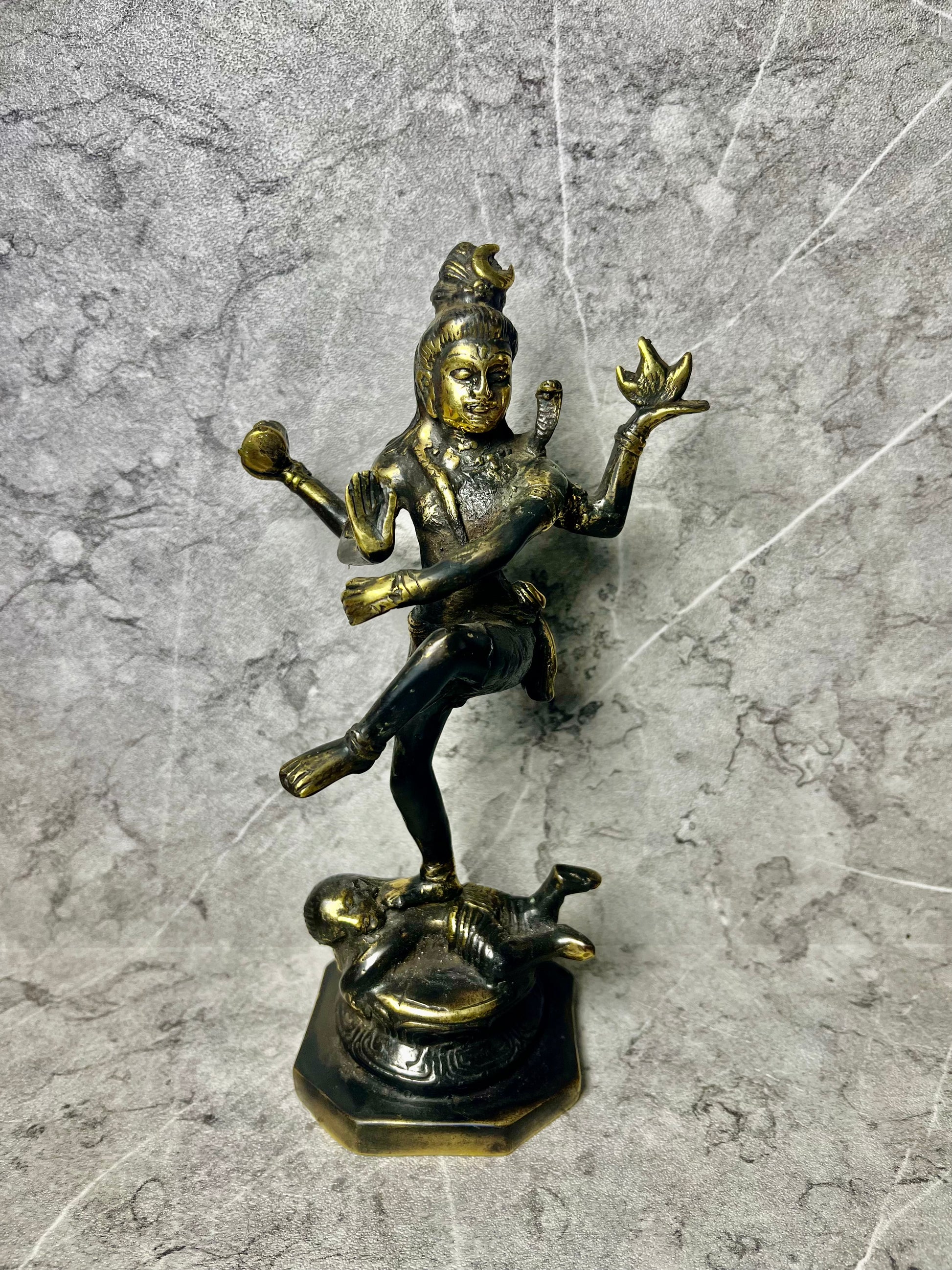 Bronze Lord Shiva Nataraja Statue: Hindu Cosmic Dancer, Balinese Art
