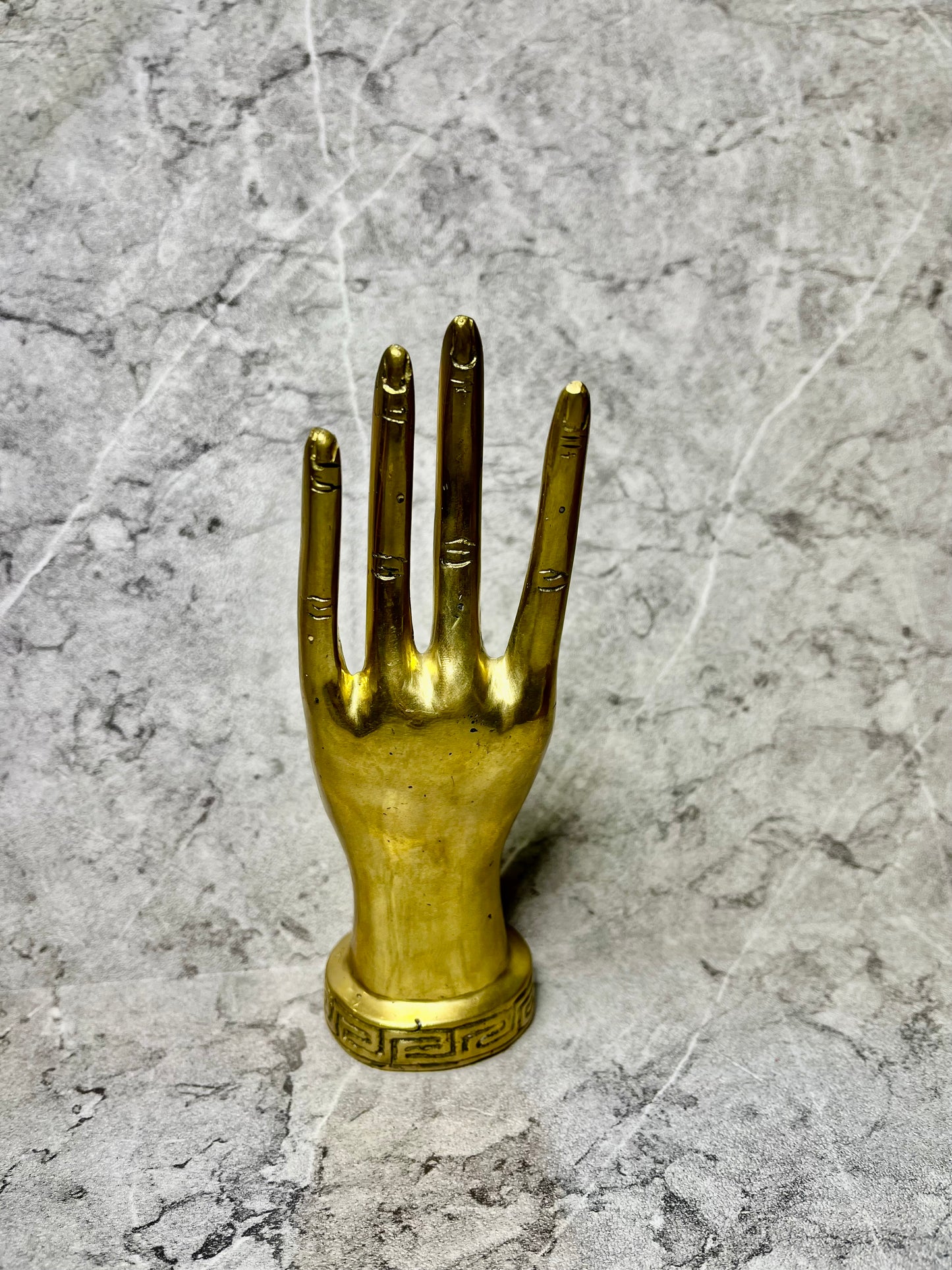 Bronze Abstract Hand Sculpture: Modern Balinese Decor