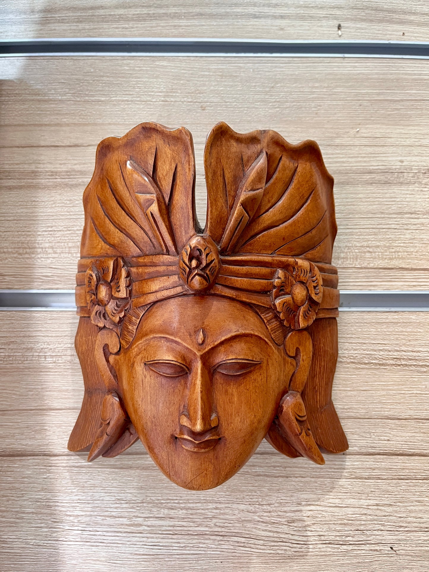 Wooden Balinese Traditional Man Mask – Hand-Carved Wall Sculpture | Cultural Home Décor, handmade, gift, housewarming, wall decoration.