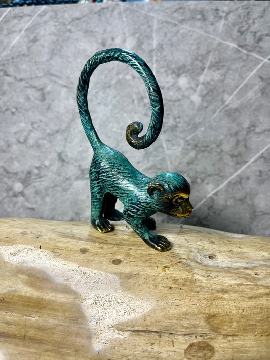 Bronze Vintage Monkey Decoration Figure