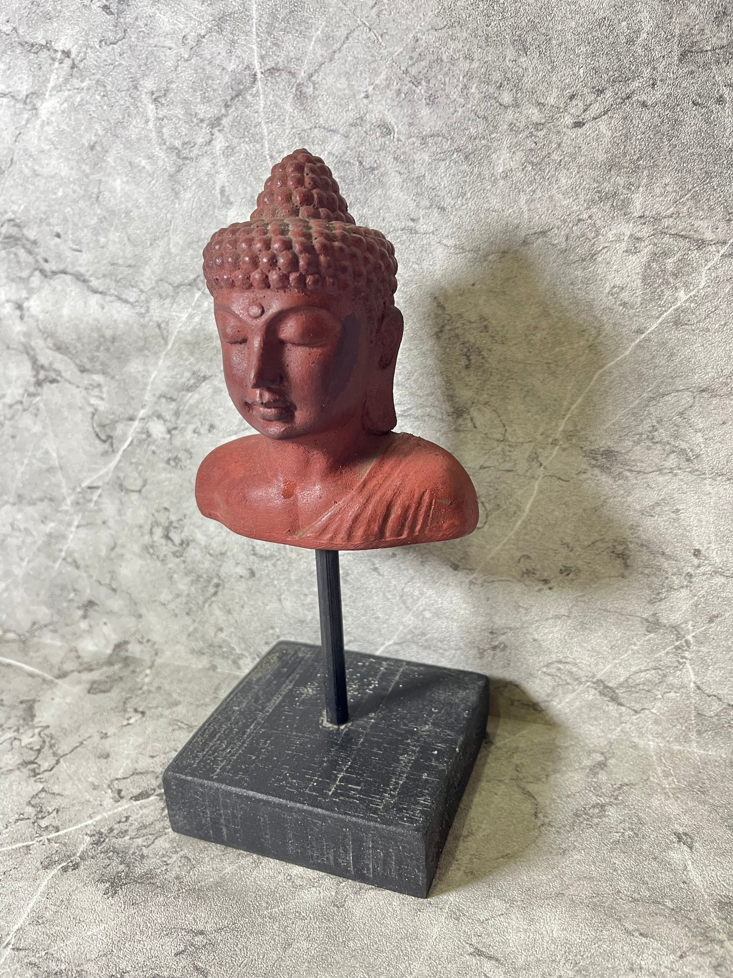 Wooden Buddha with Stand | Hand-Carved Balinese Spiritual Decor
