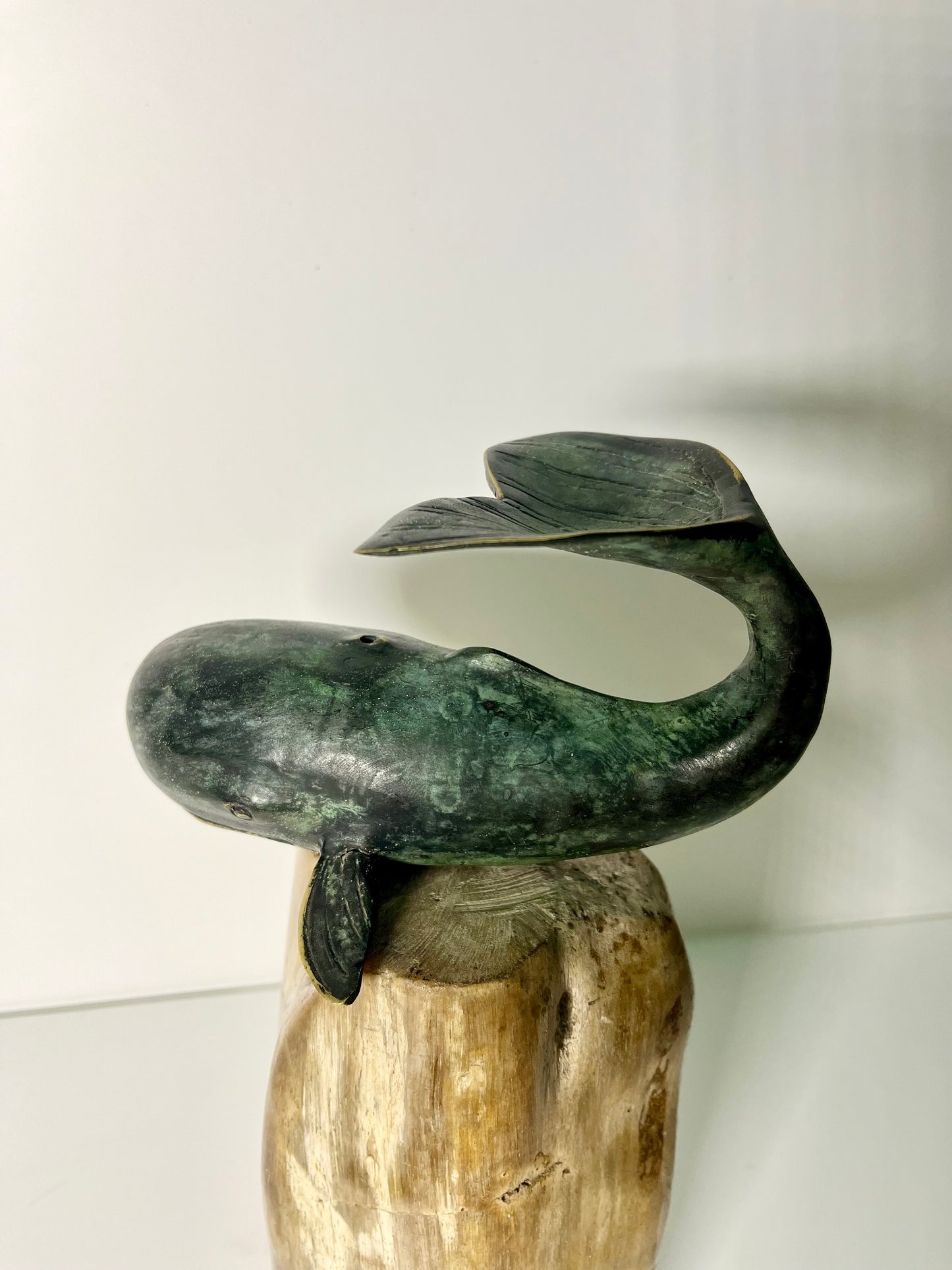 Ocean Majesty – Handmade Bronze Whale Sculpture | Balinese Marine Art Decor