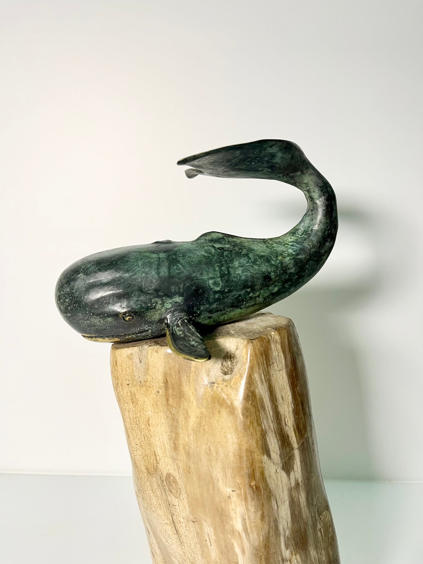 Ocean Majesty – Handmade Bronze Whale Sculpture | Balinese Marine Art Decor