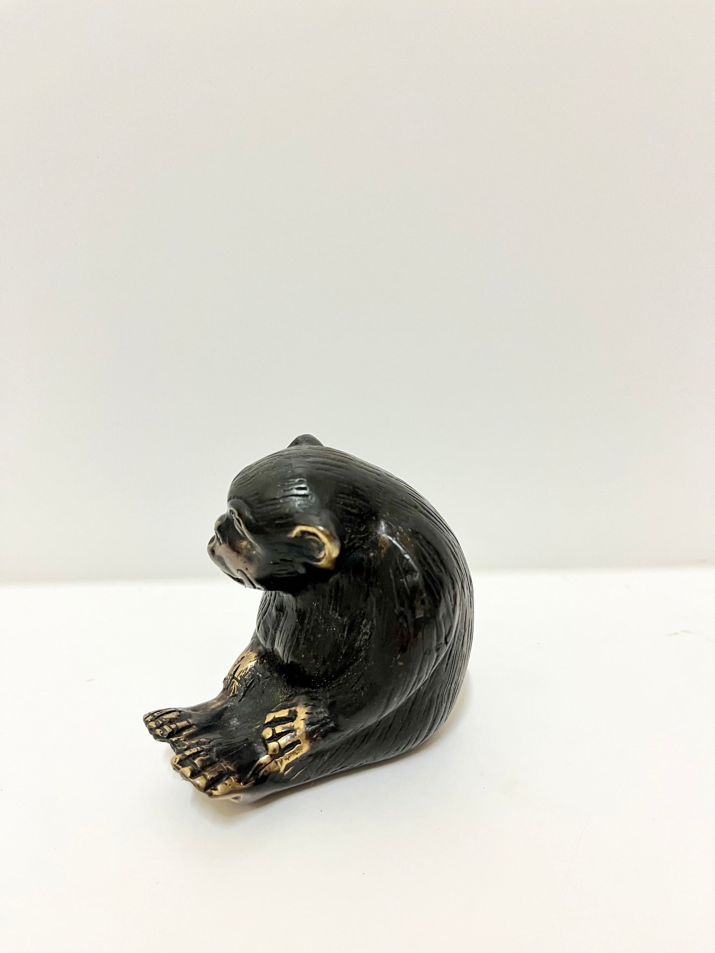 Bronze Monkey – Handcrafted Balinese Miniature Figure