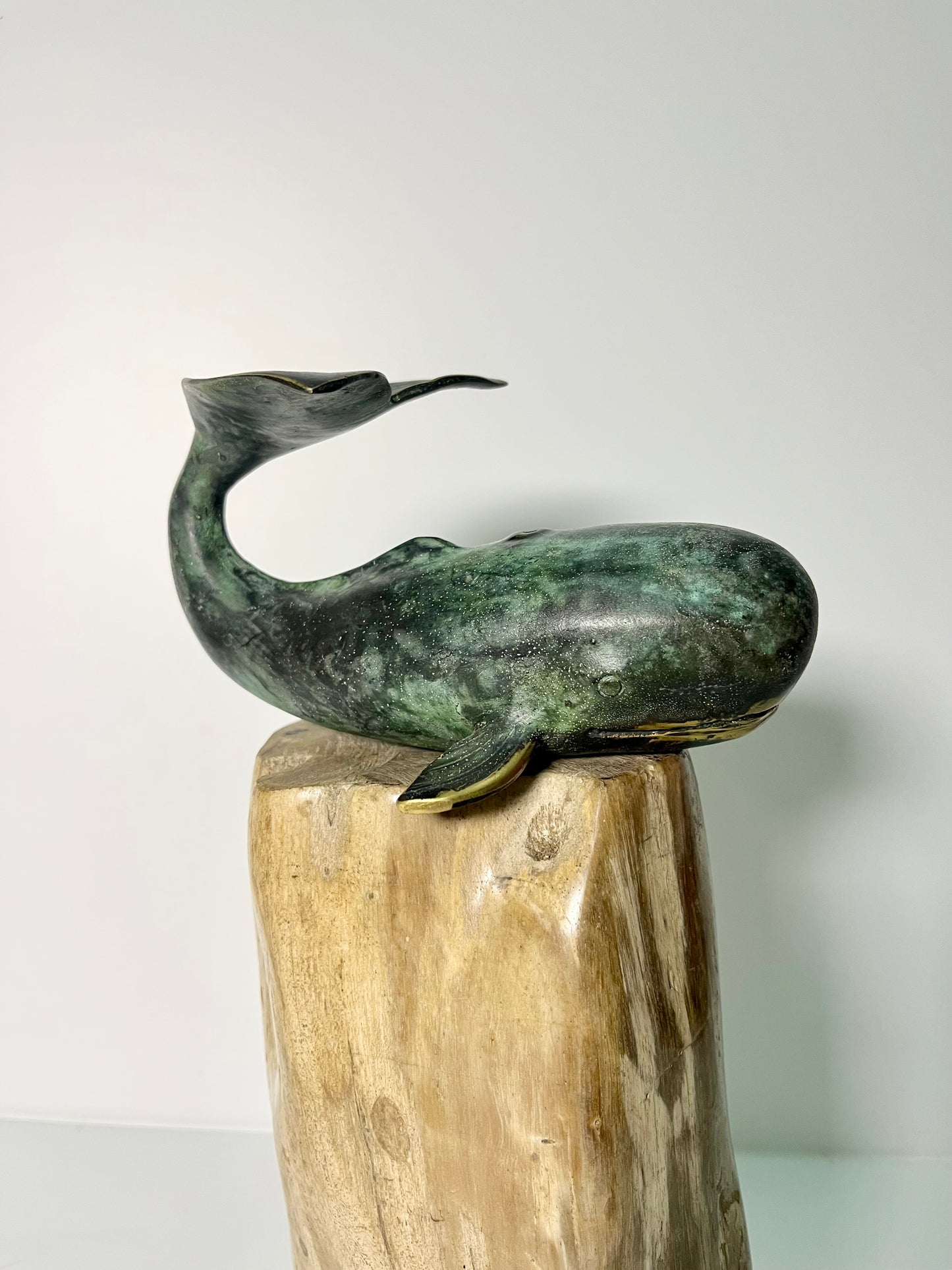Ocean Majesty – Handmade Bronze Whale Sculpture | Balinese Marine Art Decor