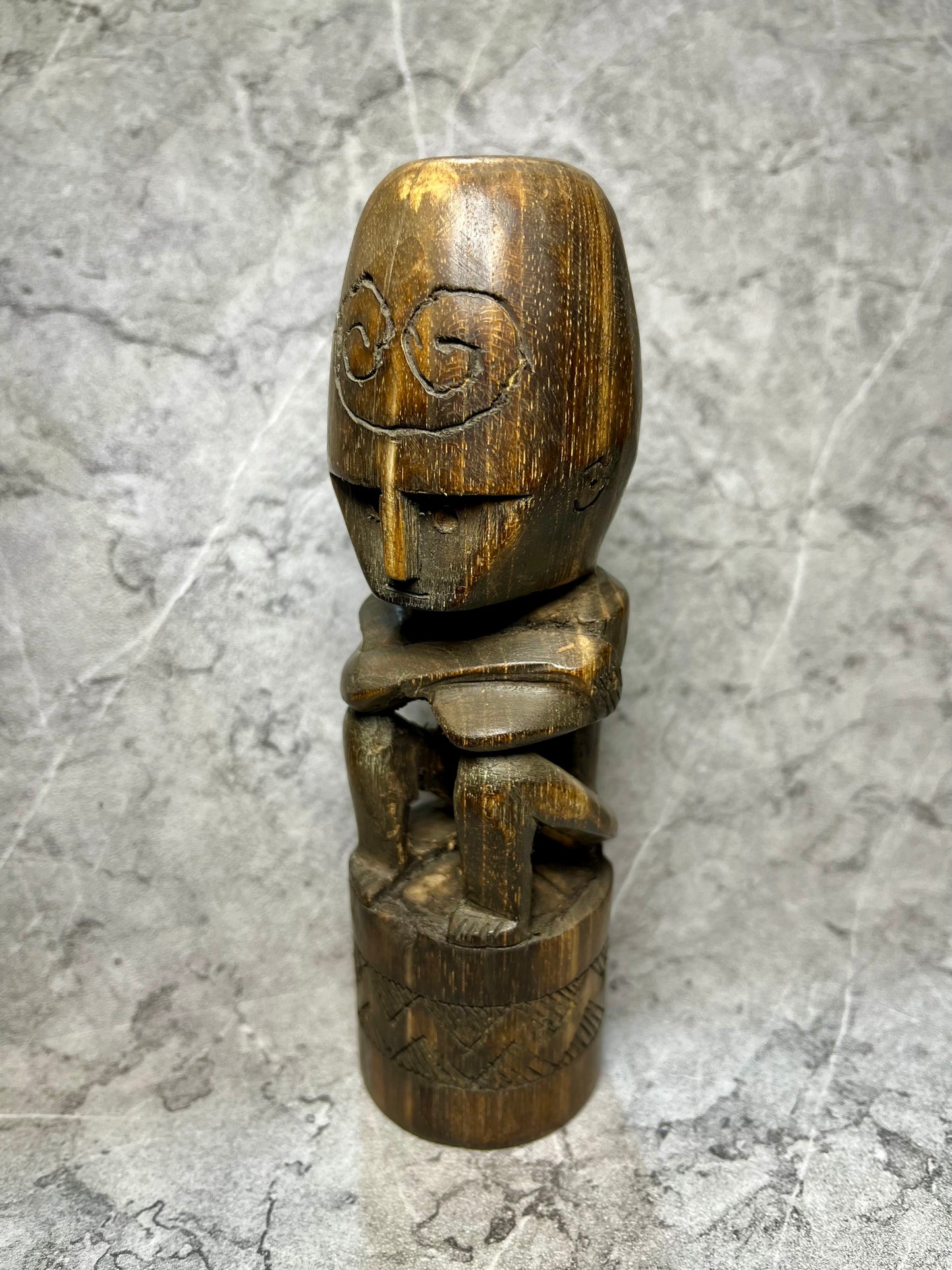 Timor Ancestral Figure – Handcarved Wooden Tribal Statue